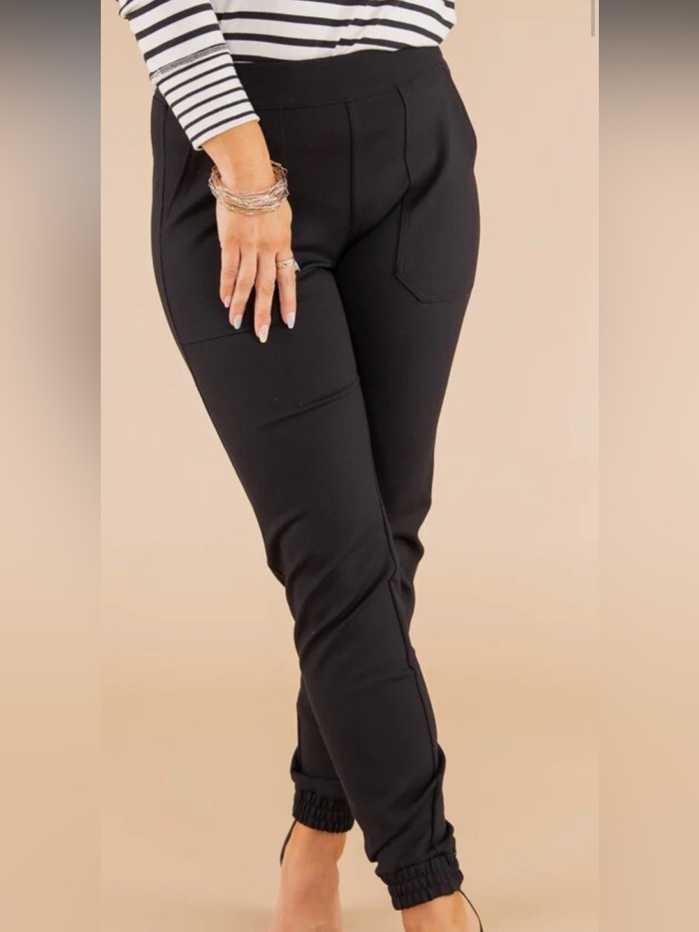 Spanx XL Black Perfect Pant Jogger 20350R